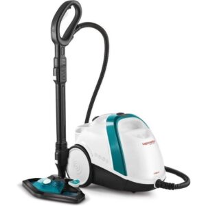 Nettoyeur vapeur - autonomie illimitée - 4 BAR - 110g/min - 1500W - 9 accessoires - Turquoise