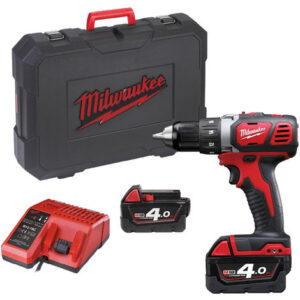 Perceuse visseuse MILWAUKEE M18 BDD-402C 18V + 2 batteries 4.0Ah, chargeur, en coffret - 4933443565