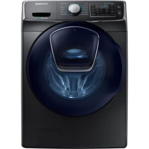 Lave linge frontal maxi capacité 16kg-1200 tours / min-A++-Moteur induction-Eco bubble-AddWash-Noir   SAMSUNG WF16J6500EV-
